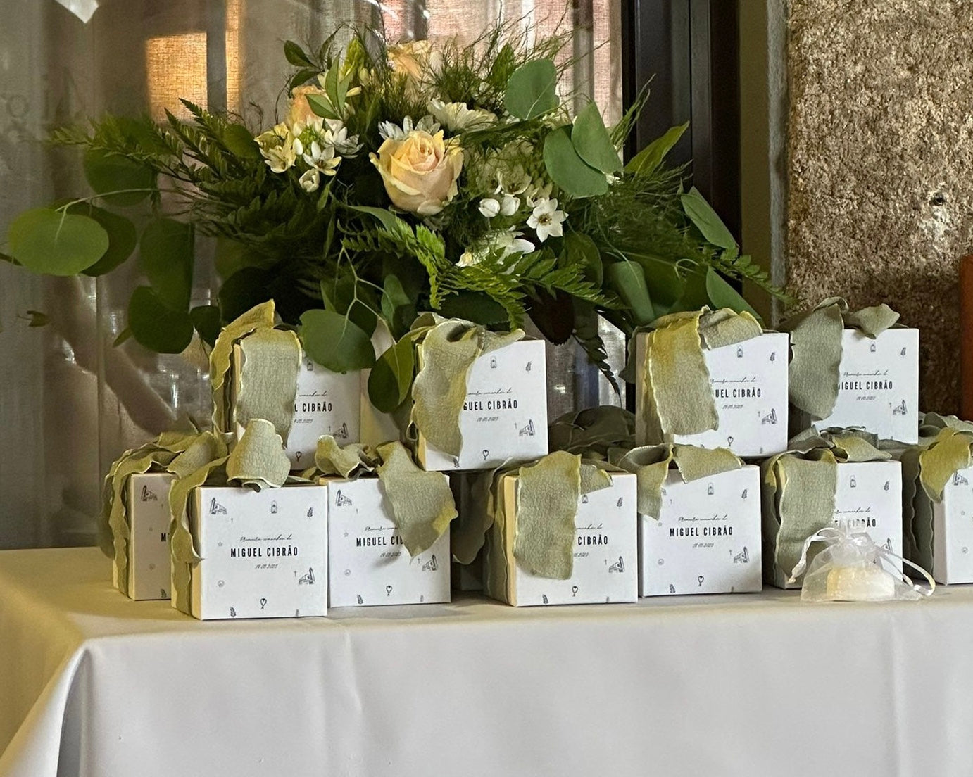 Gesso Perfumado - Anjo em Gesso Perfumado c/ caixa