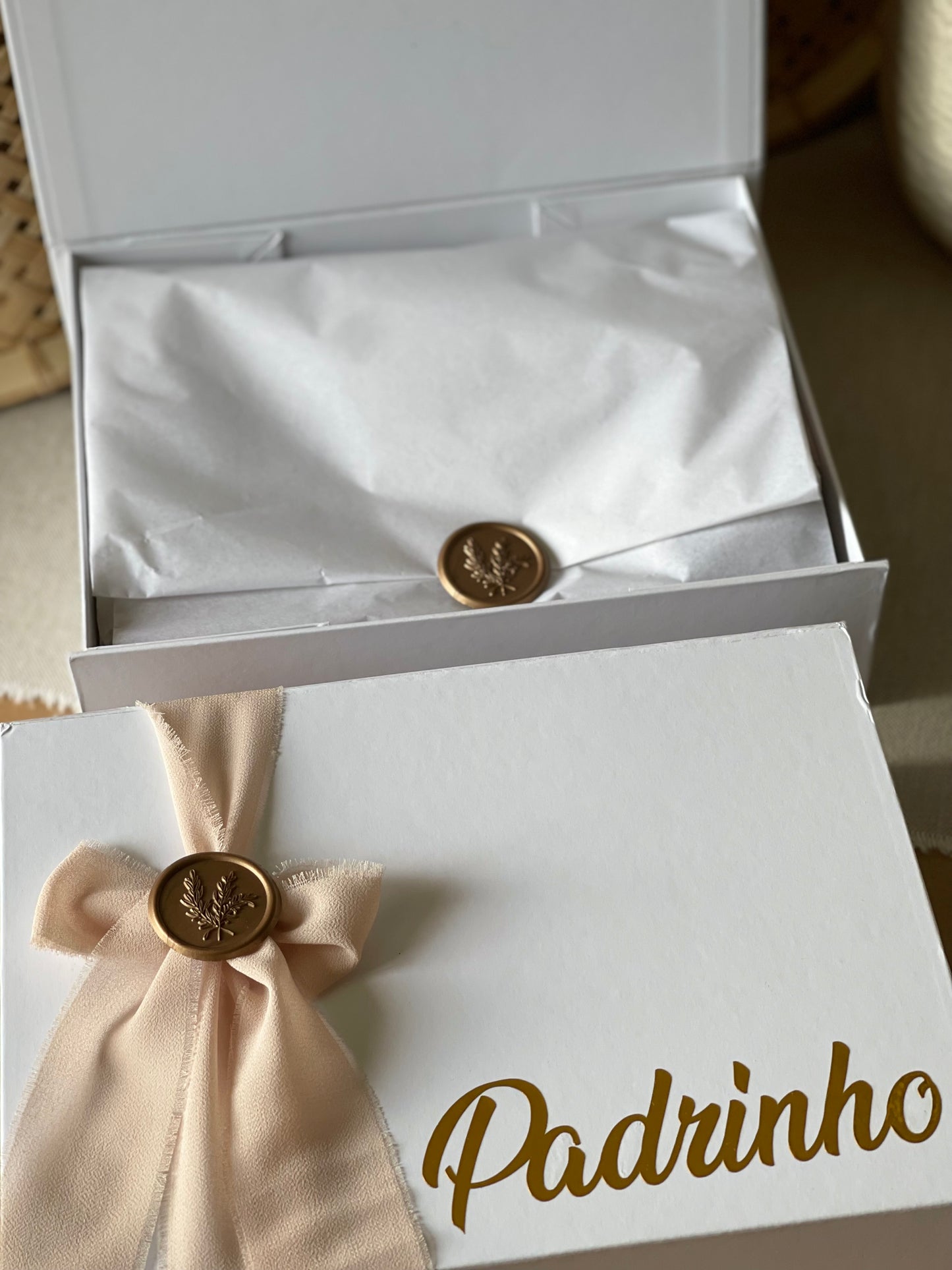 Caixa de Presente para Padrinho