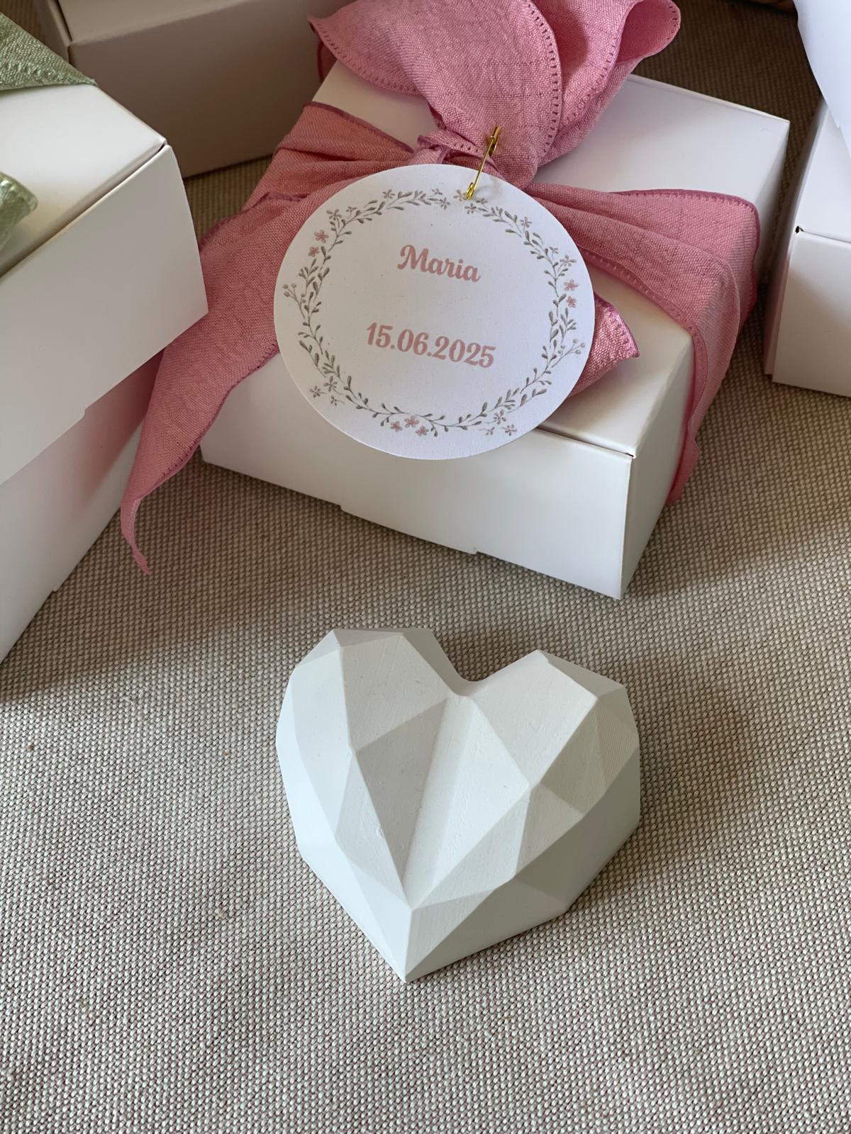 Gesso Perfumado -Coração