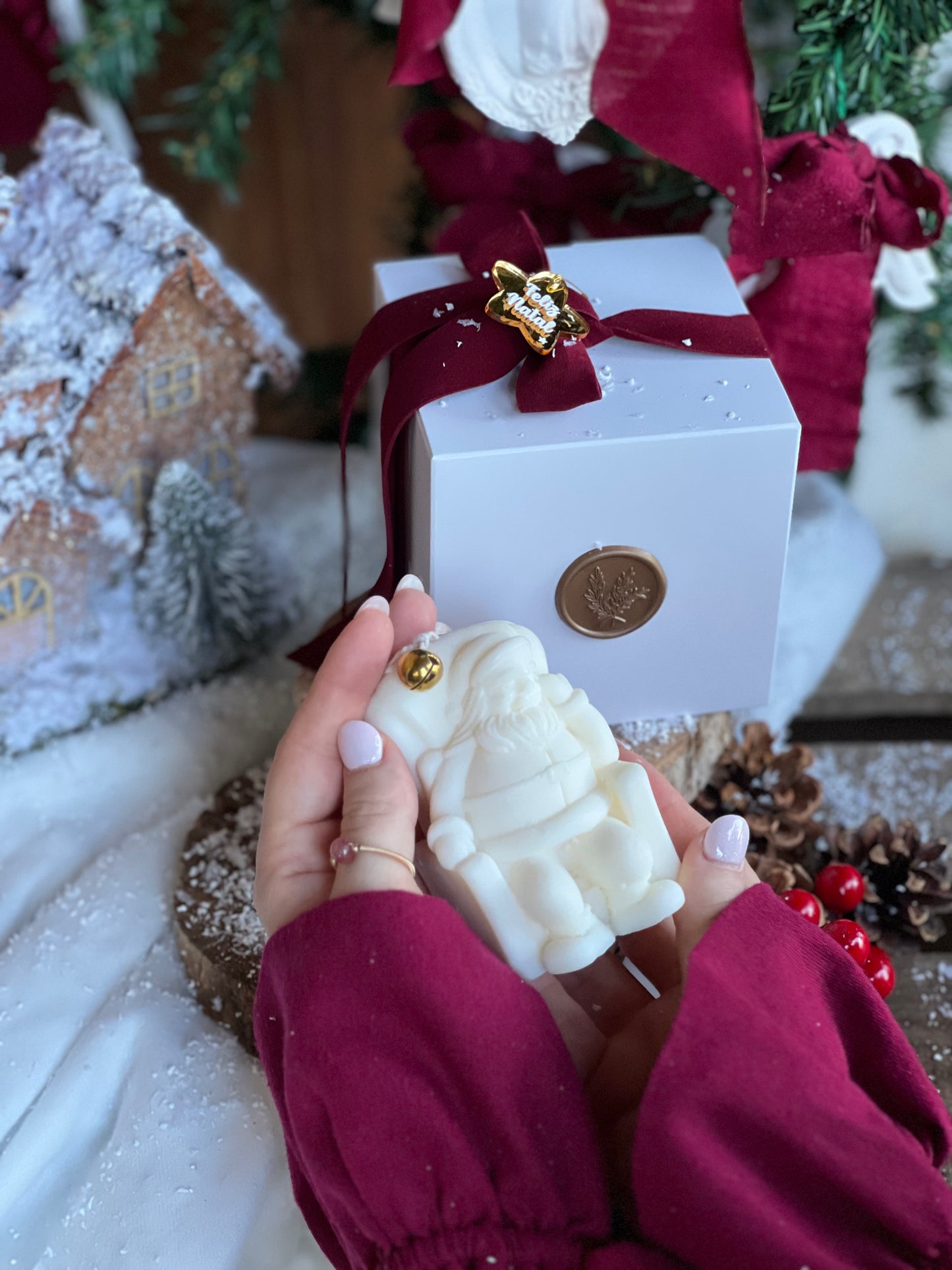 Vela Artesanal | Pai Natal Sentado