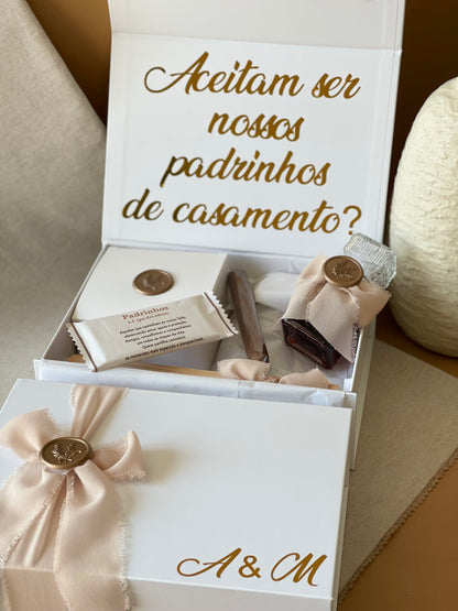 Caixa Convite para Padrinhos