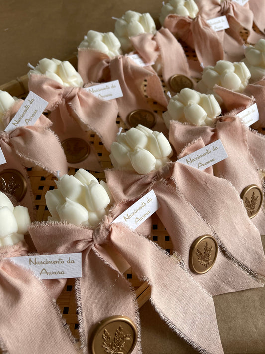 Vela Artesanal - Ramo de Tulipa