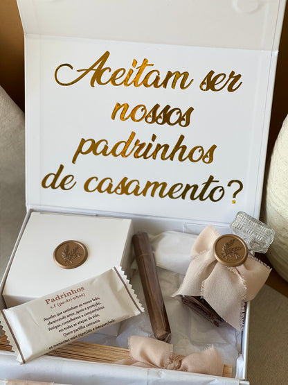 Caixa Convite para Padrinhos
