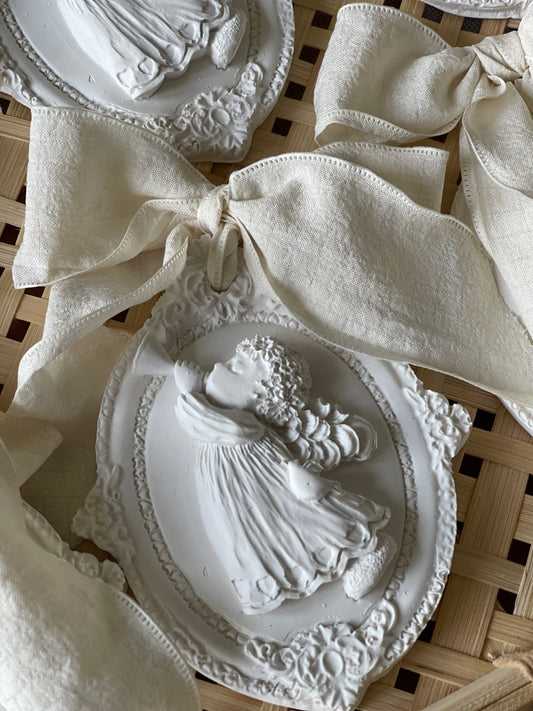 Gesso Perfumado -Anjinho com Trompete – Mensageiro de Luz