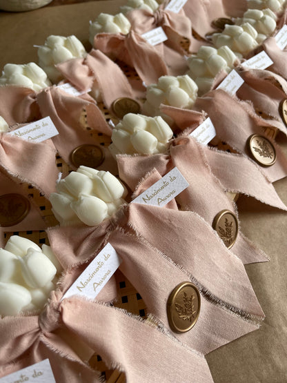 Vela Artesanal - Ramo de Tulipa