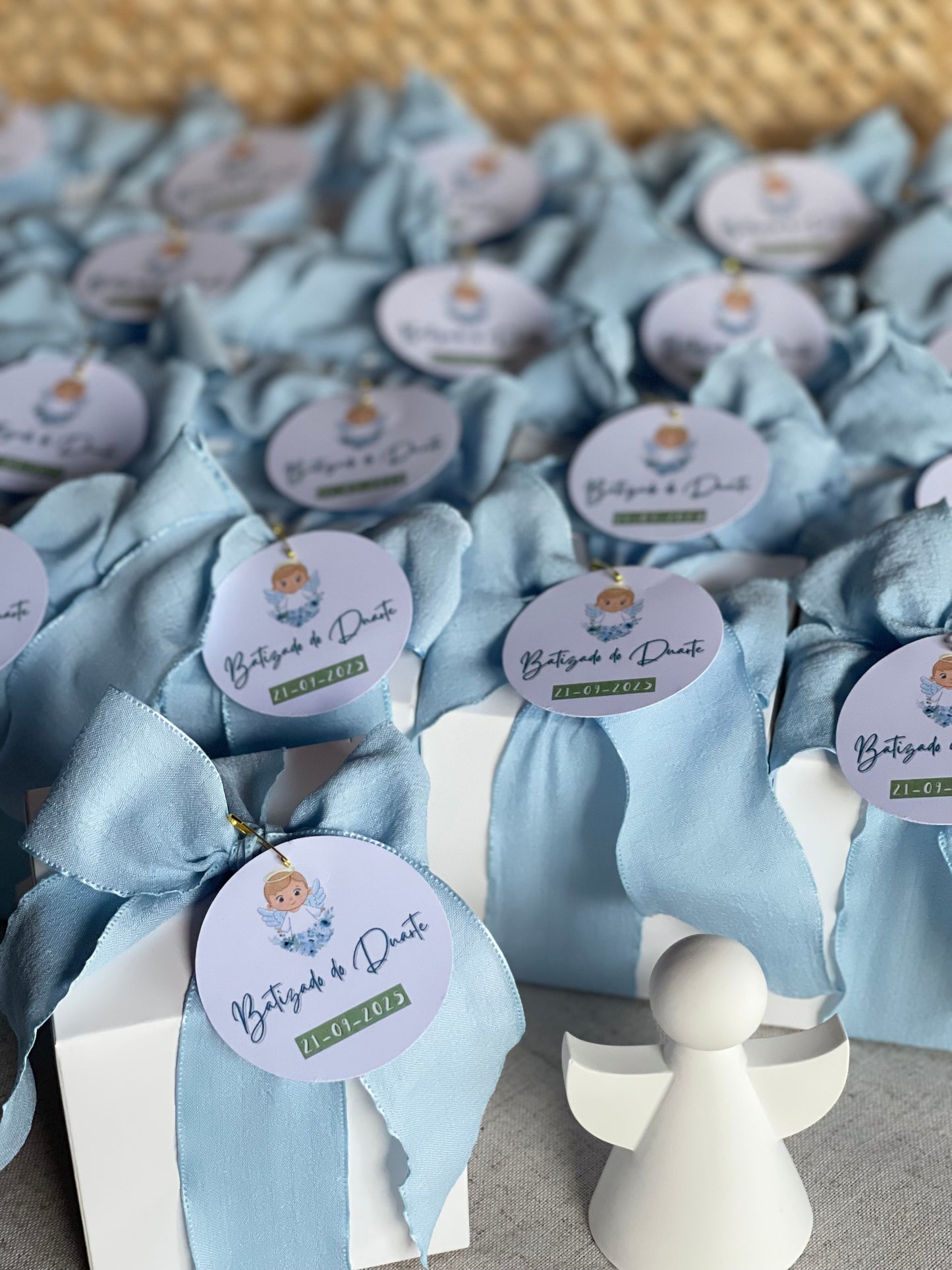 Gesso Perfumado - Anjo em Gesso Perfumado c/ caixa