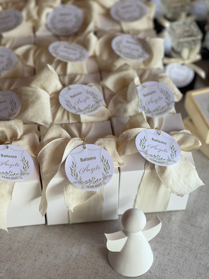 Gesso Perfumado - Anjo em Gesso Perfumado c/ caixa