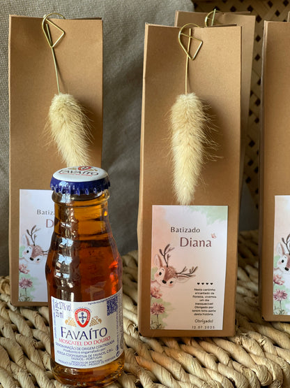 Bebidas em Miniatura Caixa de Cartão Branco