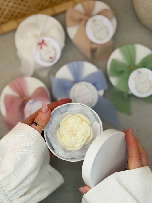 Vela Artesanal - Flor de Pérola