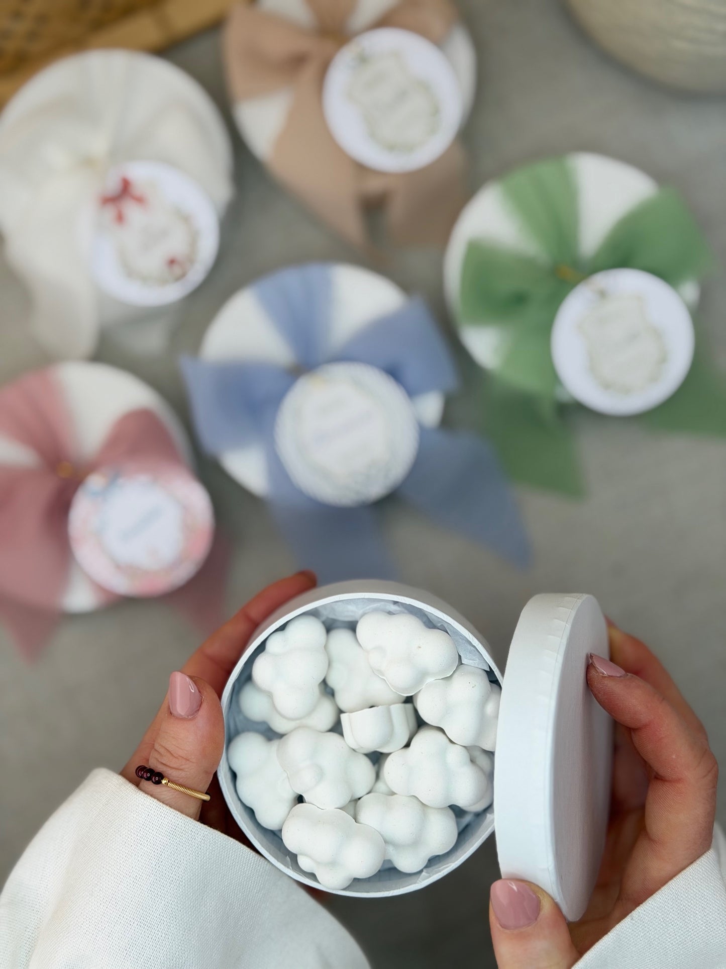 Gesso perfumado - Caixa de Mini Nuvens