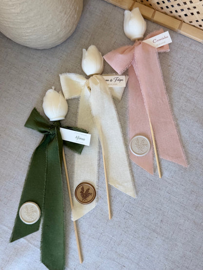 Vela Artesanal - Tulipa