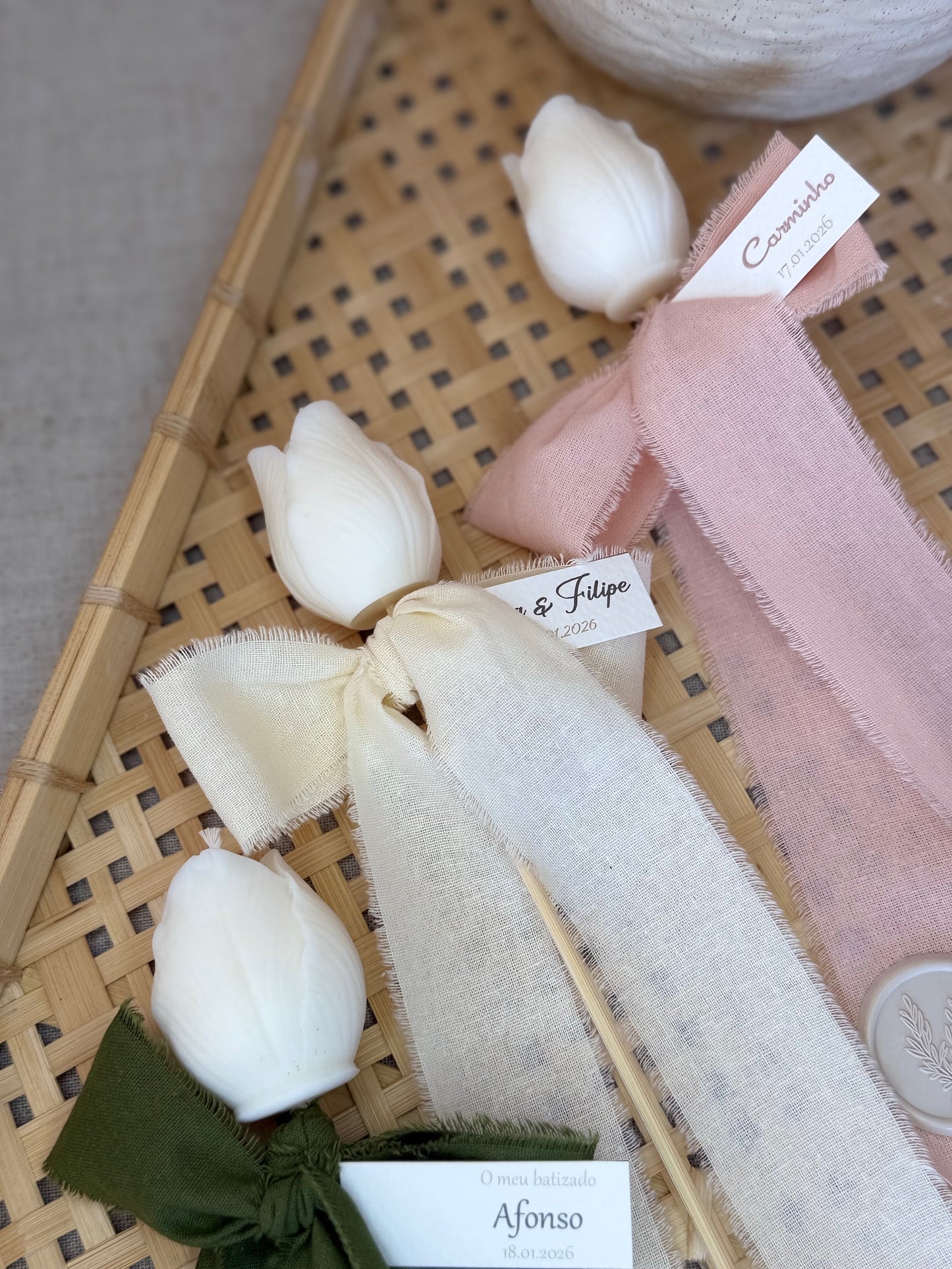 Vela Artesanal - Tulipa