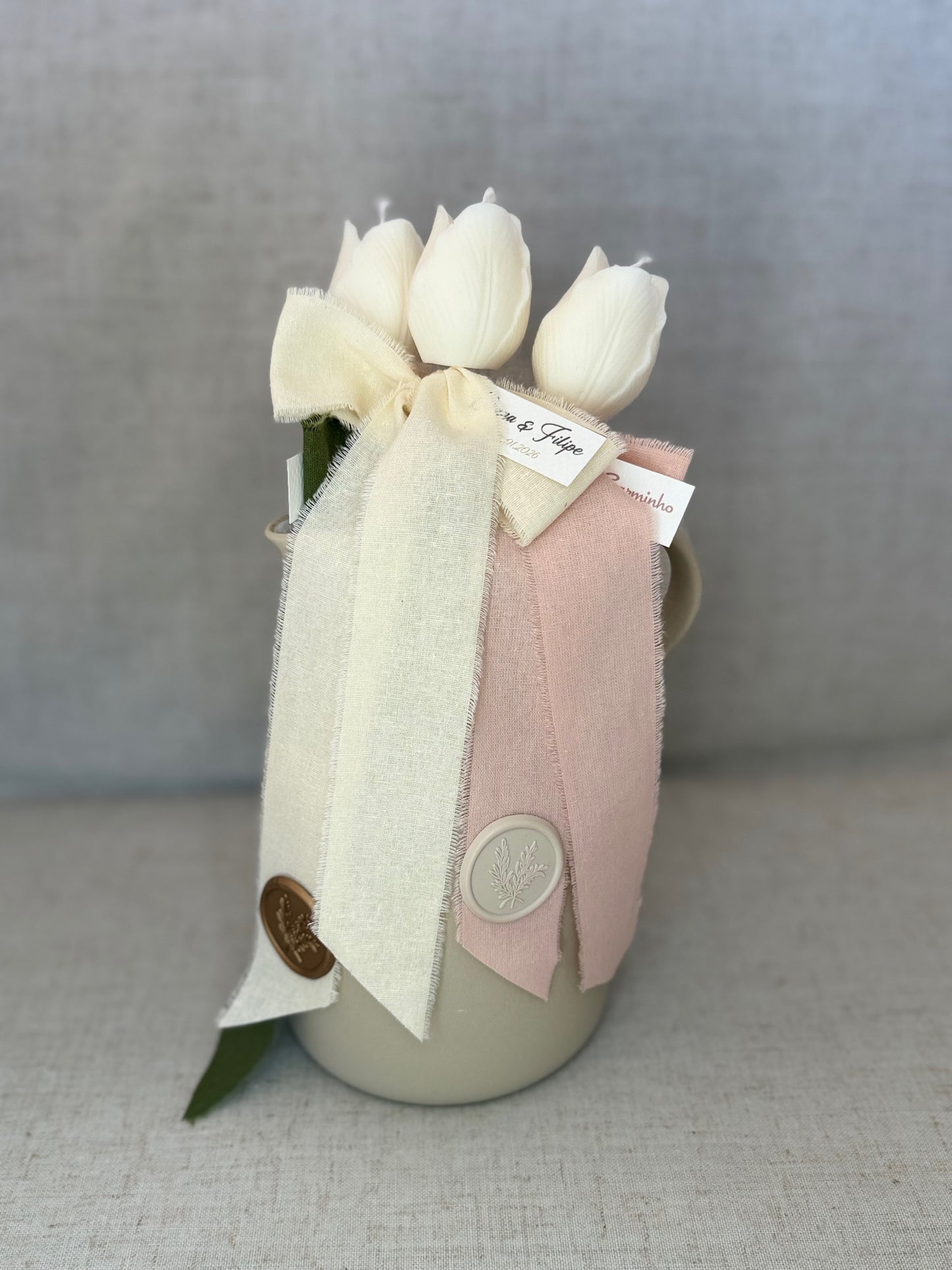 Vela Artesanal - Tulipa