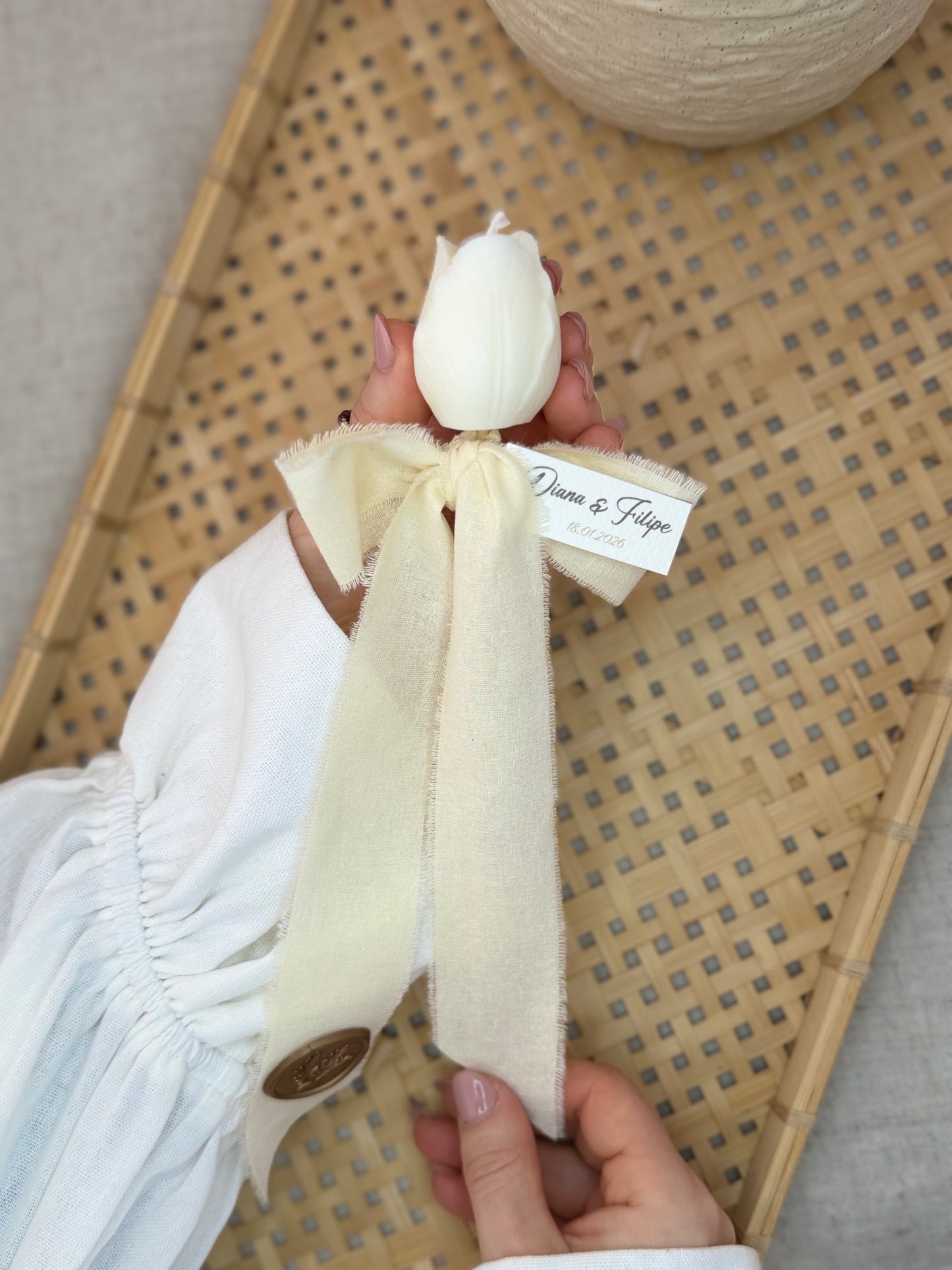 Vela Artesanal - Tulipa