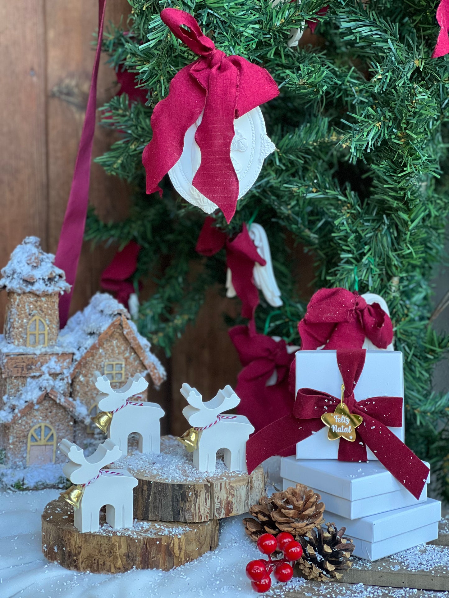 Gesso Perfumado | Mini Rena de Natal