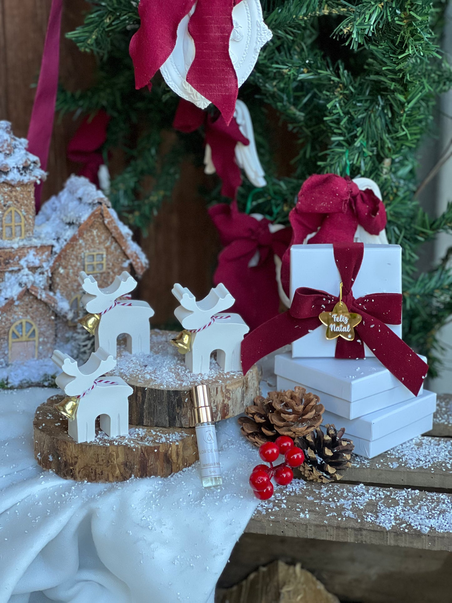Gesso Perfumado | Mini Rena de Natal