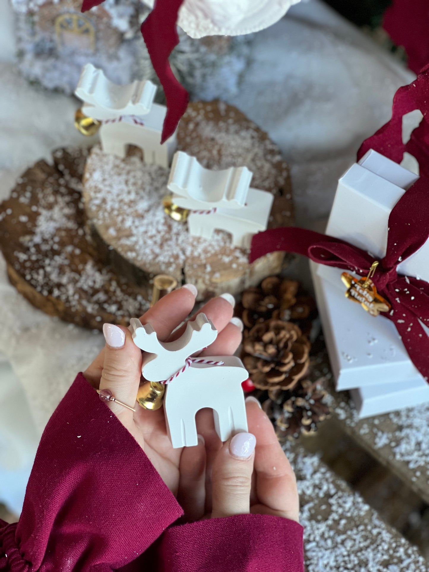 Gesso Perfumado | Mini Rena de Natal