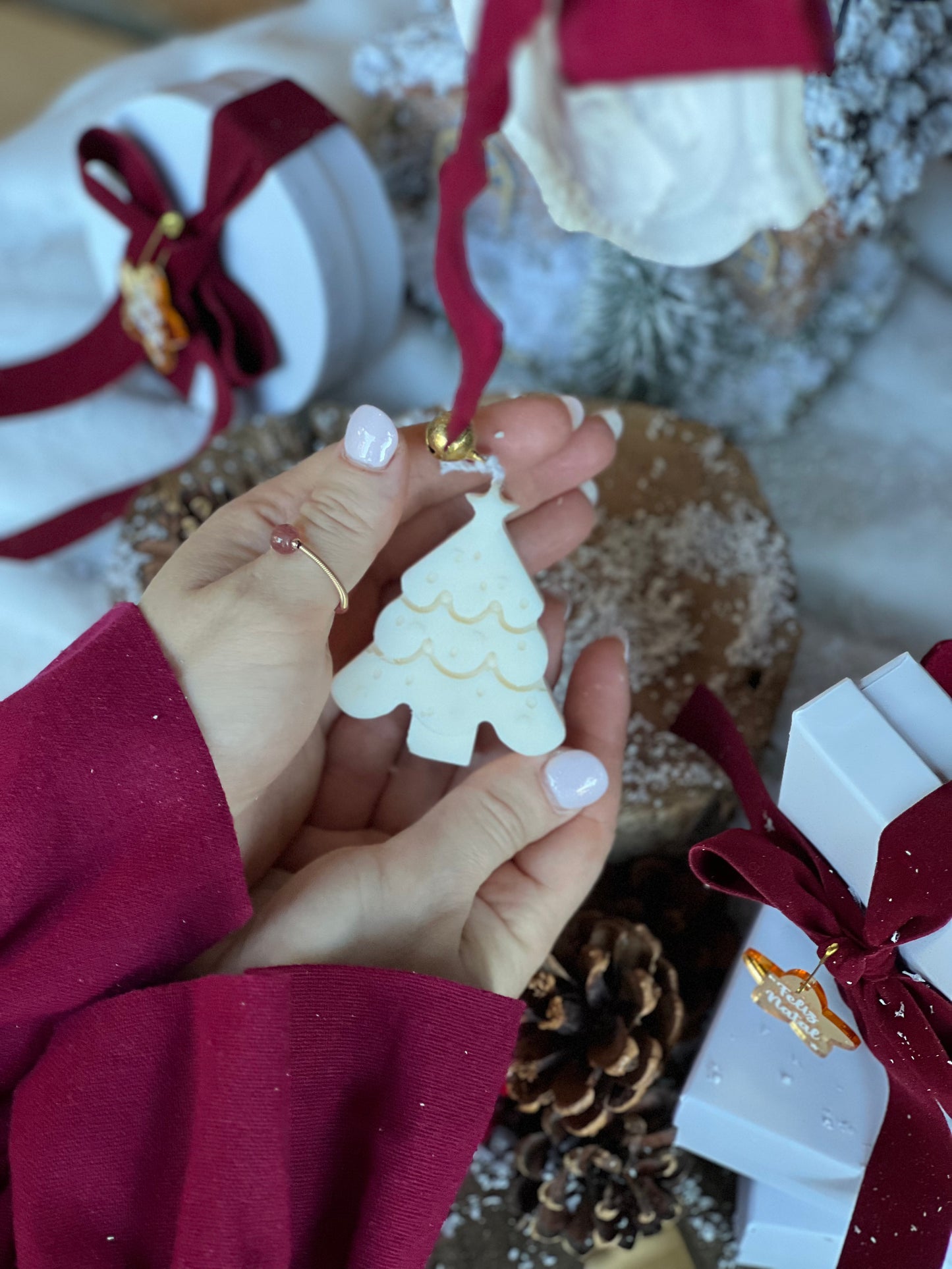 Vela Artesanal | Mini Pinheiro de Natal