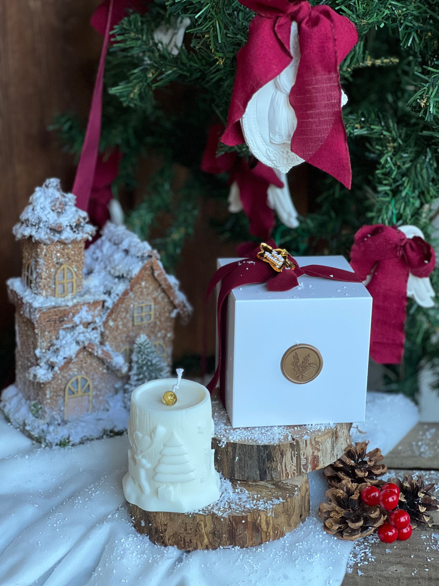 Velas Artesanais | Tronco de Natal