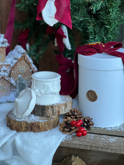 Carrossel dos Sonhos | Peça Decorativa em Gesso Perfumado com Caixa Branca