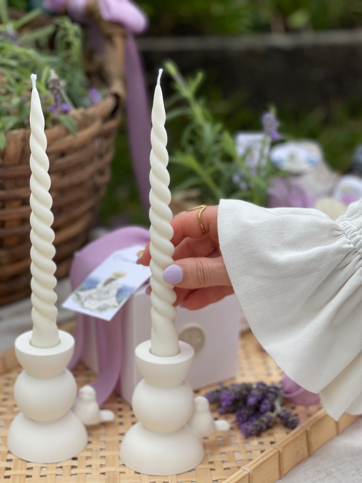 Porta - Velas " Luz de Amor "