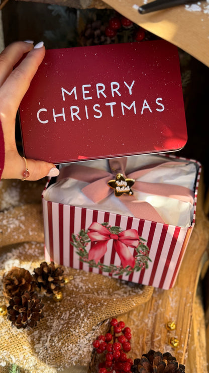 Chama de Natal | Lata Natalícia com Vela Aromática e Fósforos