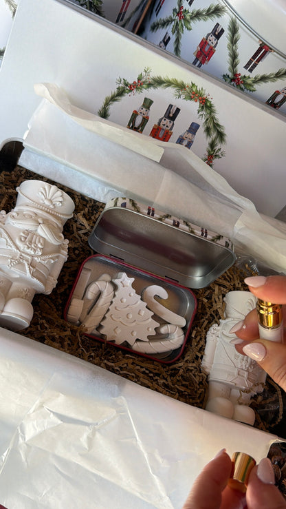 O Soldadinho Encantado | Lata Natalícia com Soldadinho Decorativo em Gesso