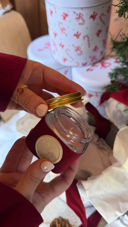 Laços de Natal | Lata Natalícia com Peça Decorativa em Gesso Perfumado