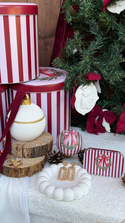 Memórias de Natal | Lata Natalícia com Peça Decorativa em Gesso Perfumado