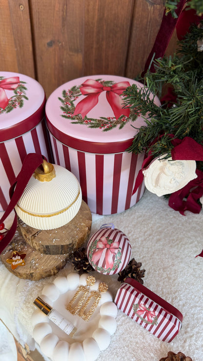 Memórias de Natal | Lata Natalícia com Peça Decorativa em Gesso Perfumado