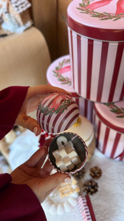 Memórias de Natal | Lata Natalícia com Peça Decorativa em Gesso Perfumado