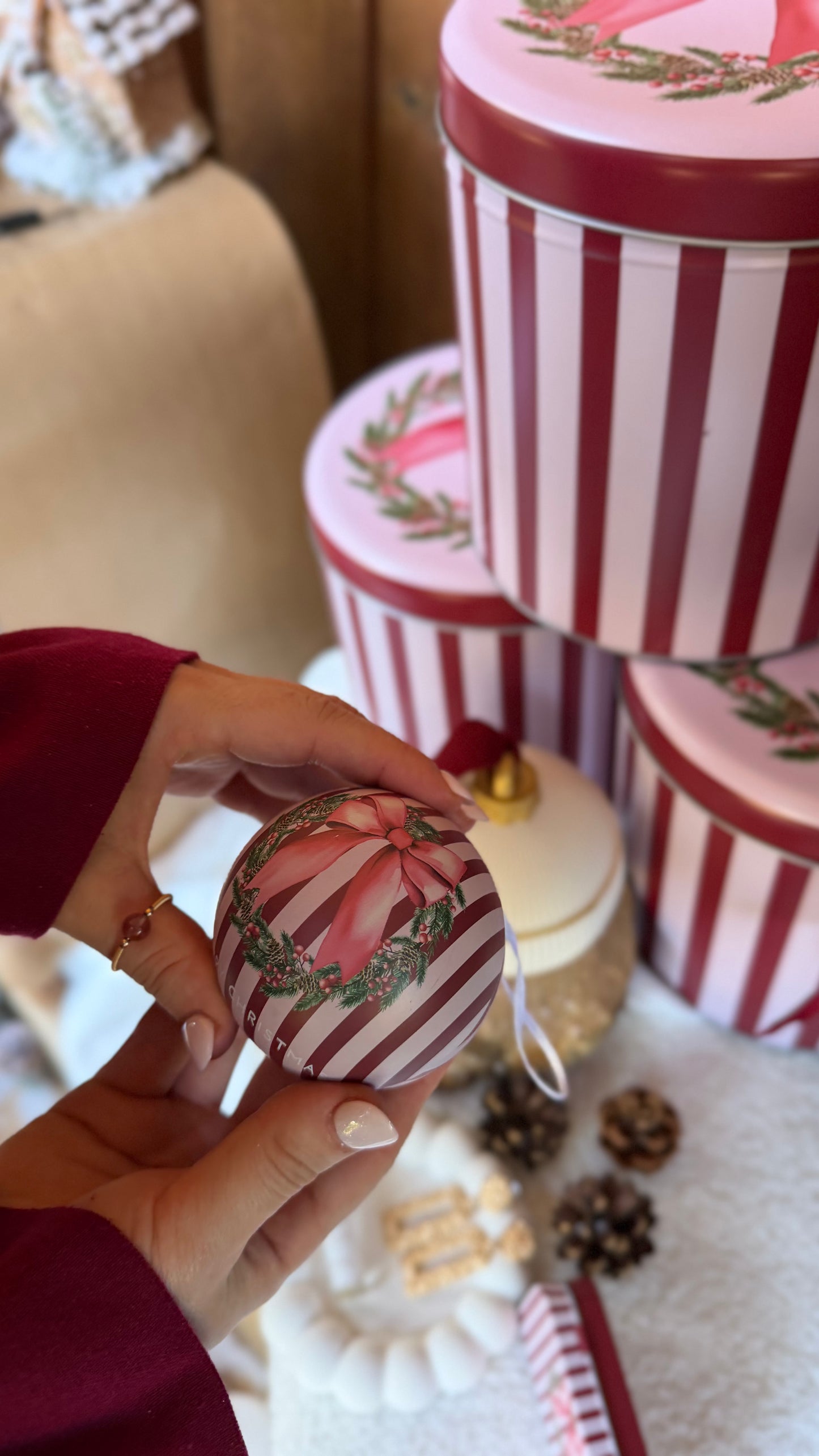 Memórias de Natal | Lata Natalícia com Peça Decorativa em Gesso Perfumado