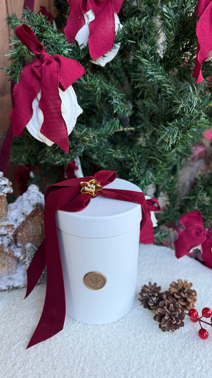 Pérola de Natal | Bola Decorativa em Gesso Perfumado com Caixa Branca