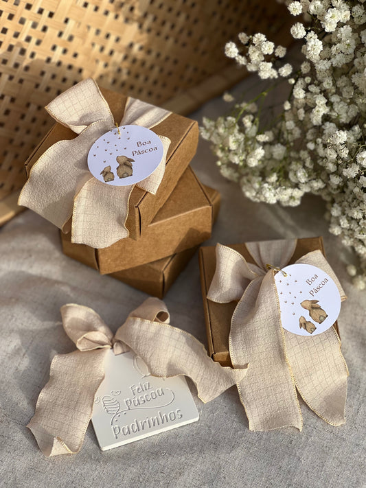 Gesso Perfumado - Feliz Páscoa Padrinhos