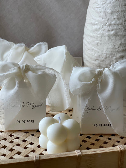 Vela Artesanal Bubble Com Caixa