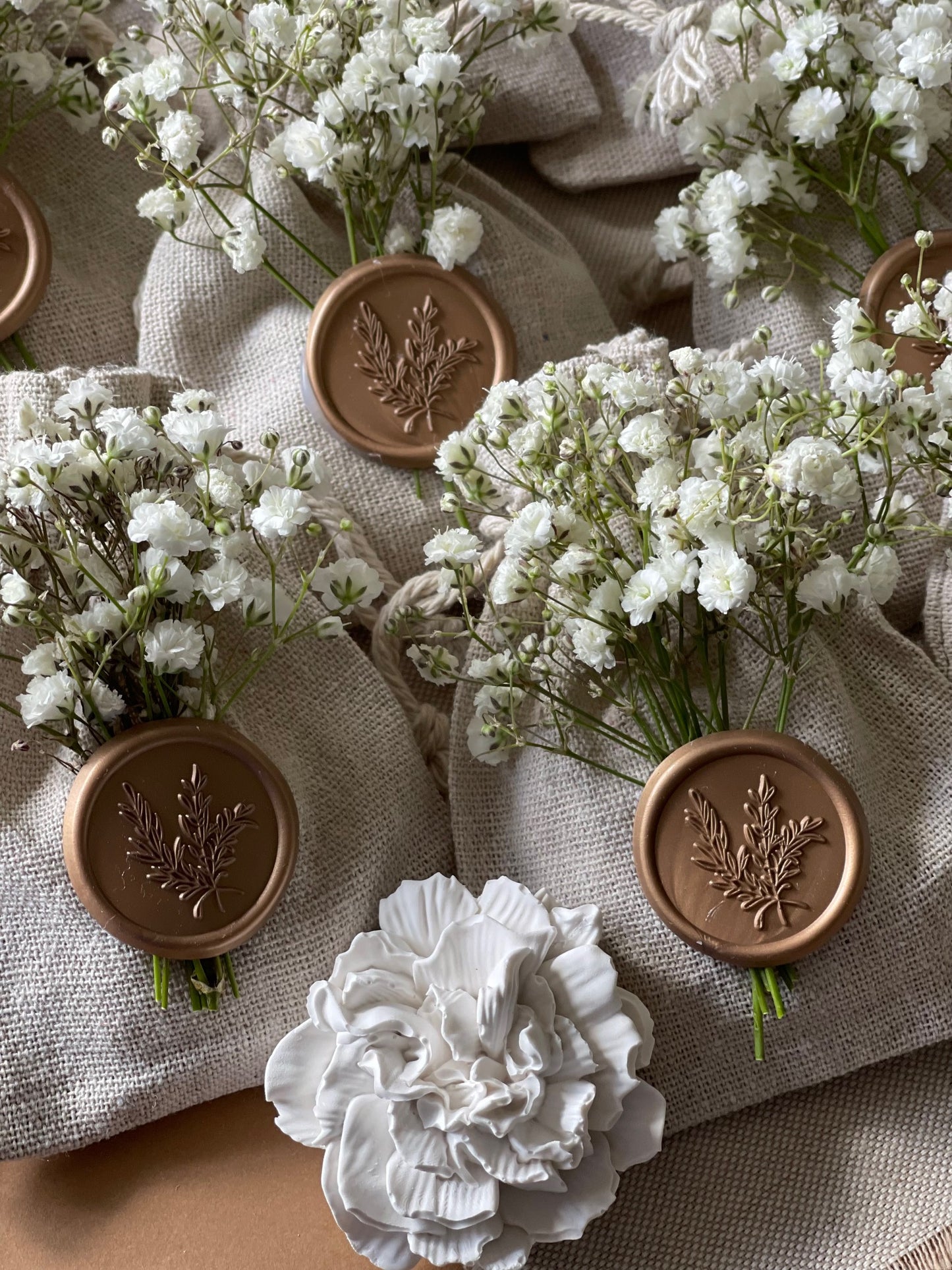 Gesso Perfumado - Flor em Gesso Perfumado