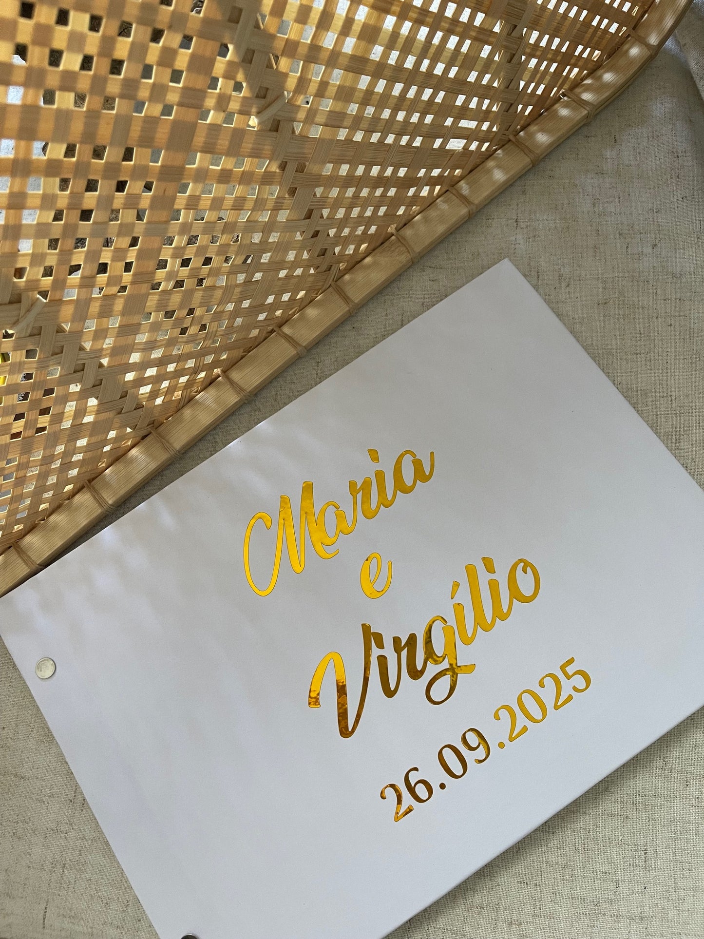 Livro para Mensagens Branco