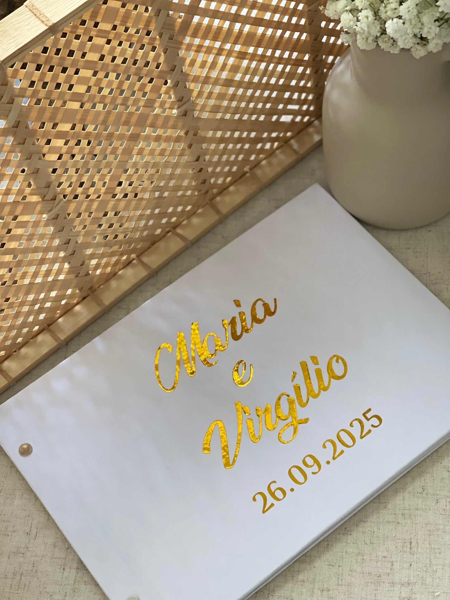 Livro para Mensagens Branco