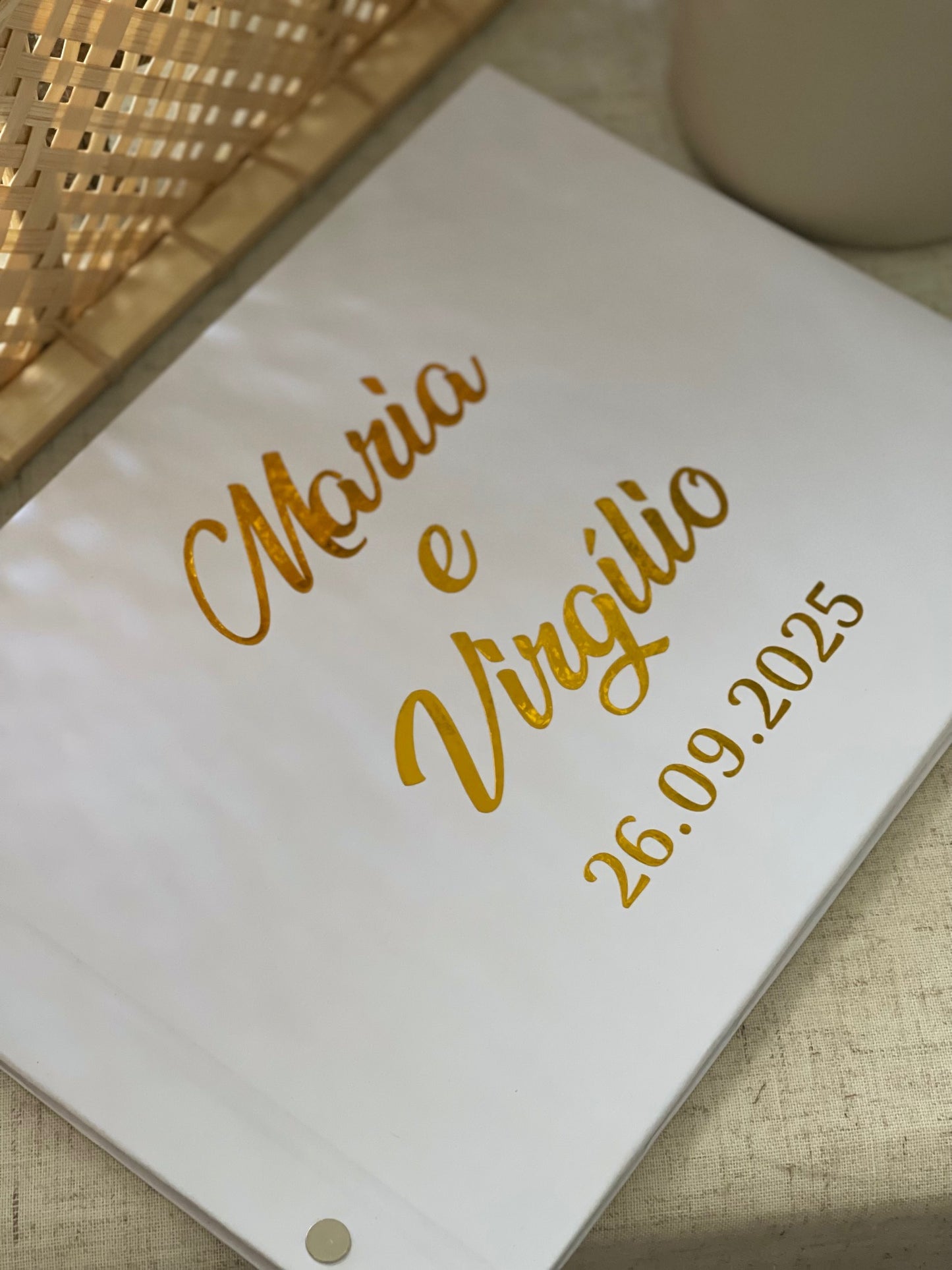 Livro para Mensagens Branco