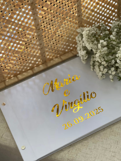 Livro para Mensagens Branco