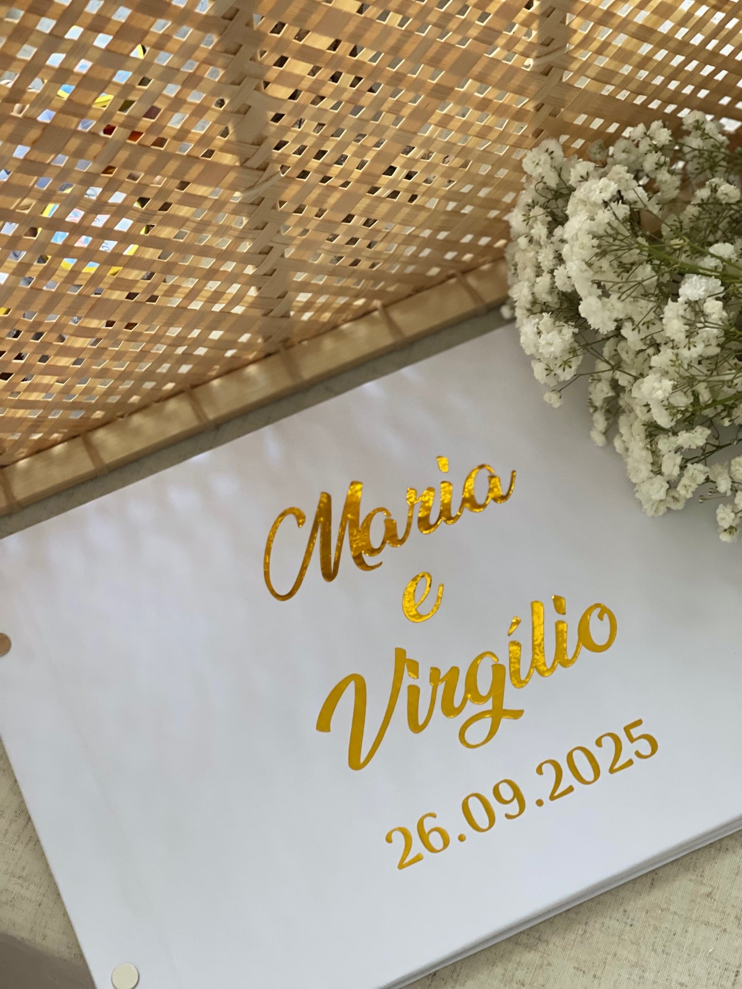 Livro para Mensagens Branco