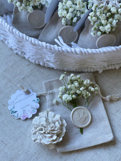 Gesso Perfumado - Flor em Gesso Perfumado